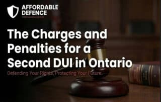 Second DUI Ontario